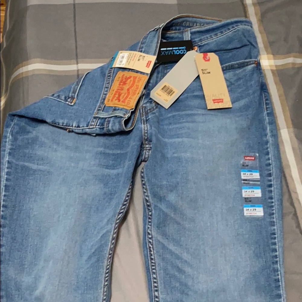 511 levi’s 34x29 slim cooling jeans